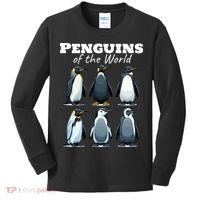 Penguins Of The World Kids Long Sleeve Shirt thumb 0