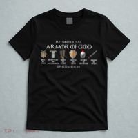 Put On The Full Armor Of God Belt Of Truth Breast Plate Of T-Shirt thumb 5