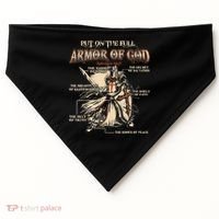 Put On The Full Armor Of God Jesus USA-Made Doggie Bandana thumb 0