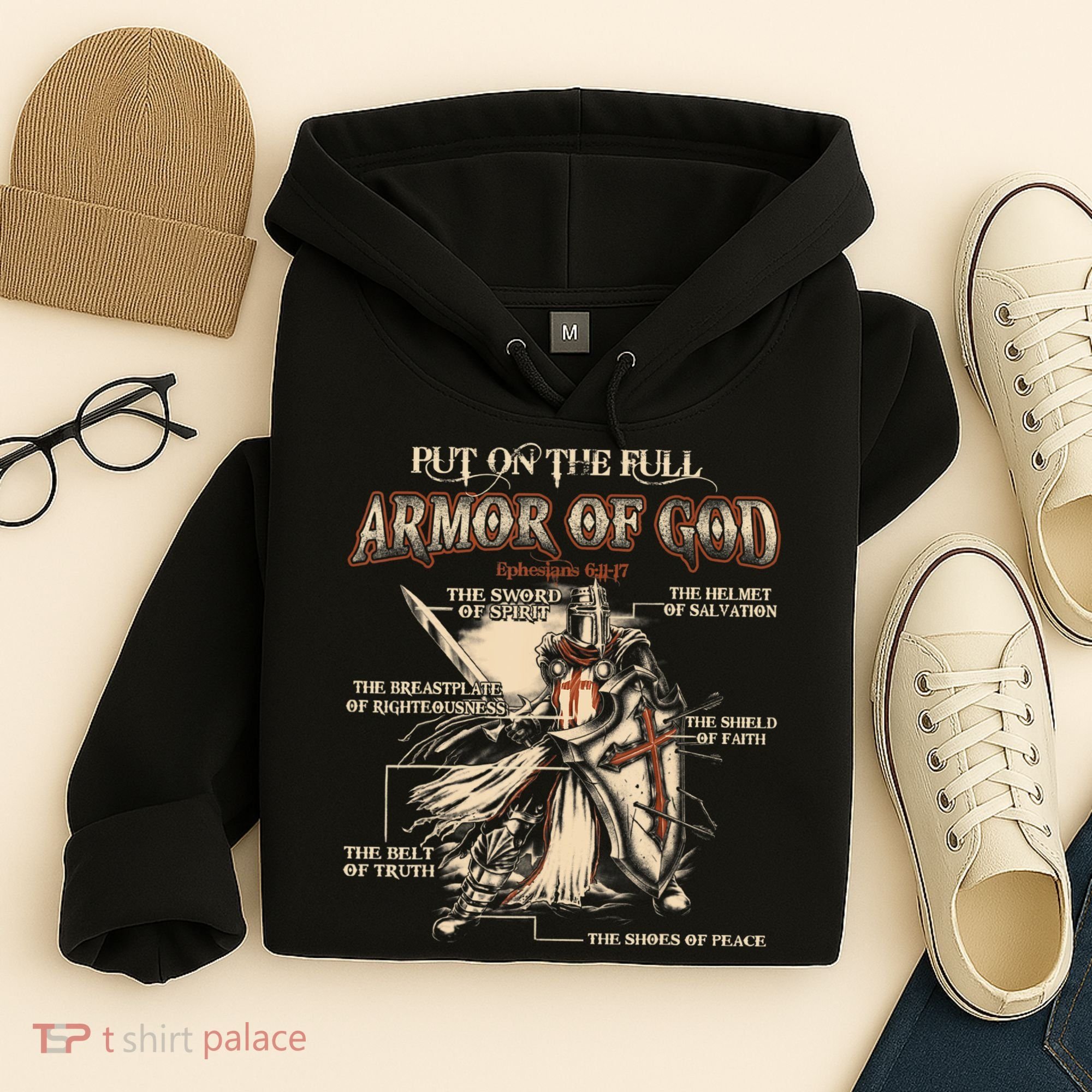 Put On The Full Armor Of God Jesus Hoodie