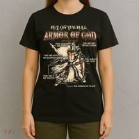 Put On The Full Armor Of God Jesus T-Shirt thumb 4