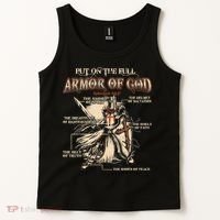 Put On The Full Armor Of God Jesus Tank Top thumb 2