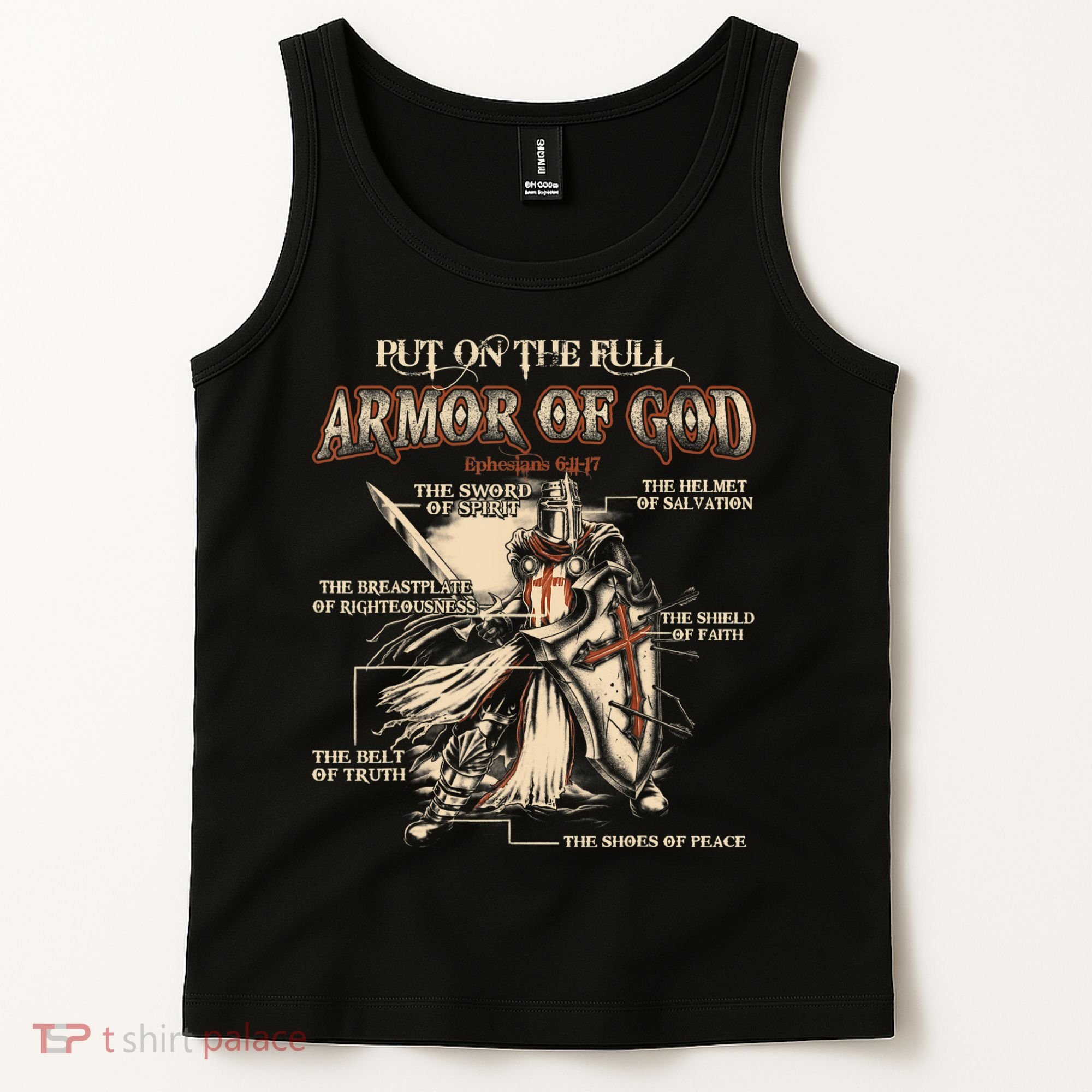 Put On The Full Armor Of God Jesus Tank Top