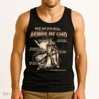 Put On The Full Armor Of God Jesus Tank Top thumb 3