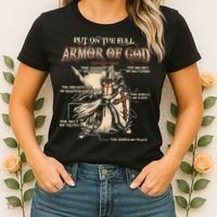 Put On The Full Armor Of God Jesus Women's T-Shirt thumb 2