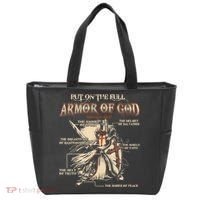 Put On The Full Armor Of God Jesus Tote Bag thumb 0