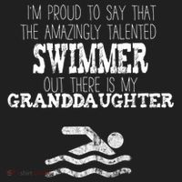 Proud Of Talented Swimmer Granddaughter Tumbler thumb 3