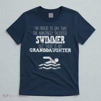 Proud Of Talented Swimmer Granddaughter T-Shirt thumb 5