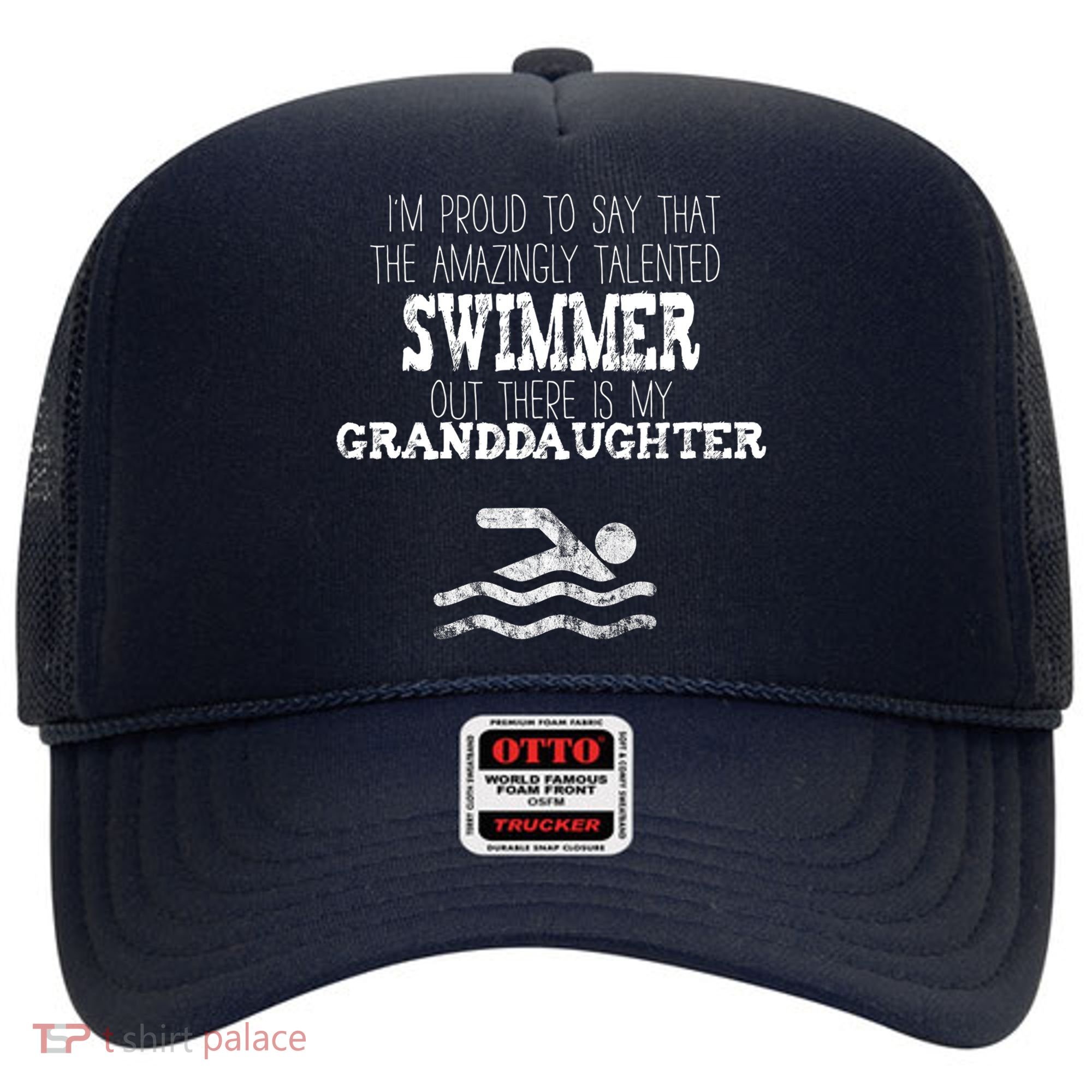 Proud Of Talented Swimmer Granddaughter Hat