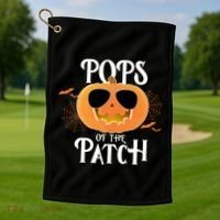 Pops Of The Patch Golf Towel thumb 1