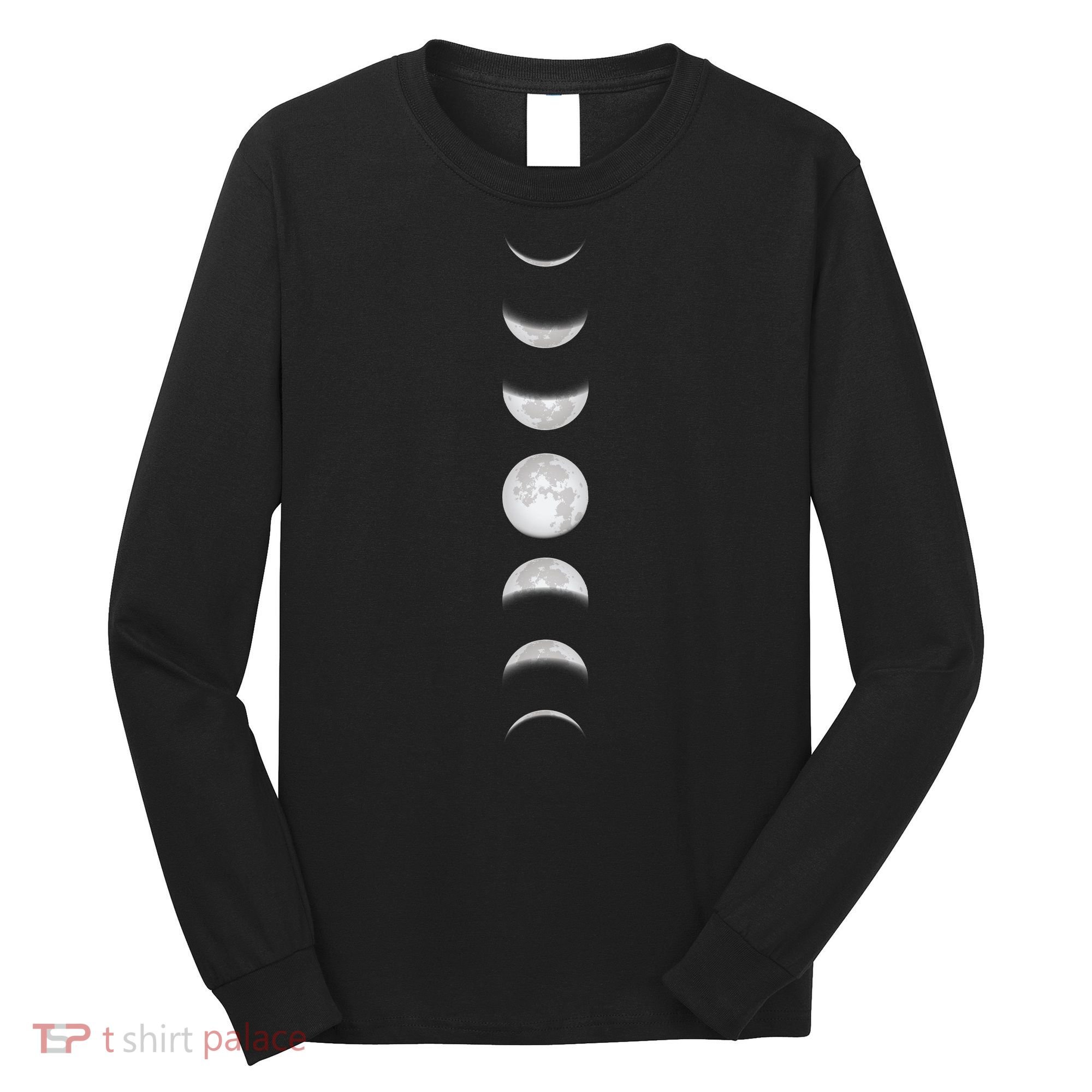 Phases Of The Moon Long Sleeve Shirt