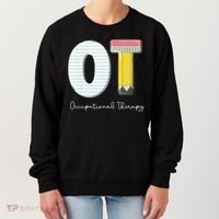 Pediatric Occupational Therapy Cute Pencil Back To School Women's Sweatshirt thumb 0