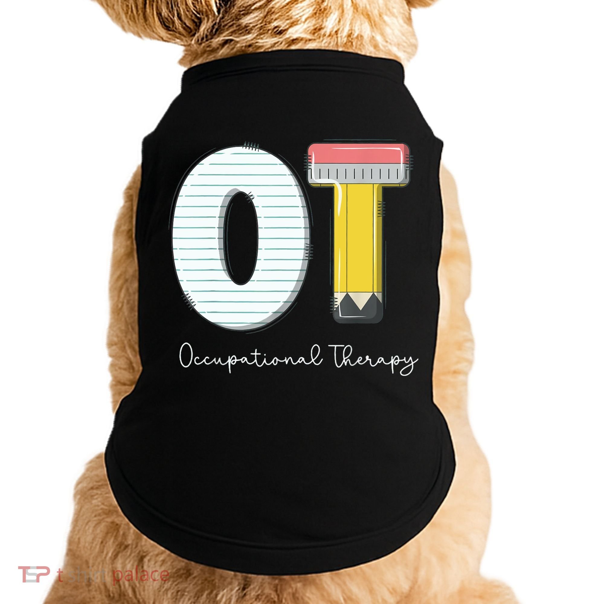 Pediatric Occupational Therapy Cute Pencil Back To School Doggie Tank