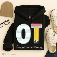 Pediatric Occupational Therapy Cute Pencil Back To School Hoodie thumb 4
