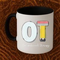 Pediatric Occupational Therapy Cute Pencil Back To School Coffee Mug thumb 2