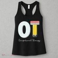 Pediatric Occupational Therapy Cute Pencil Back To School Women's Tank Top thumb 3