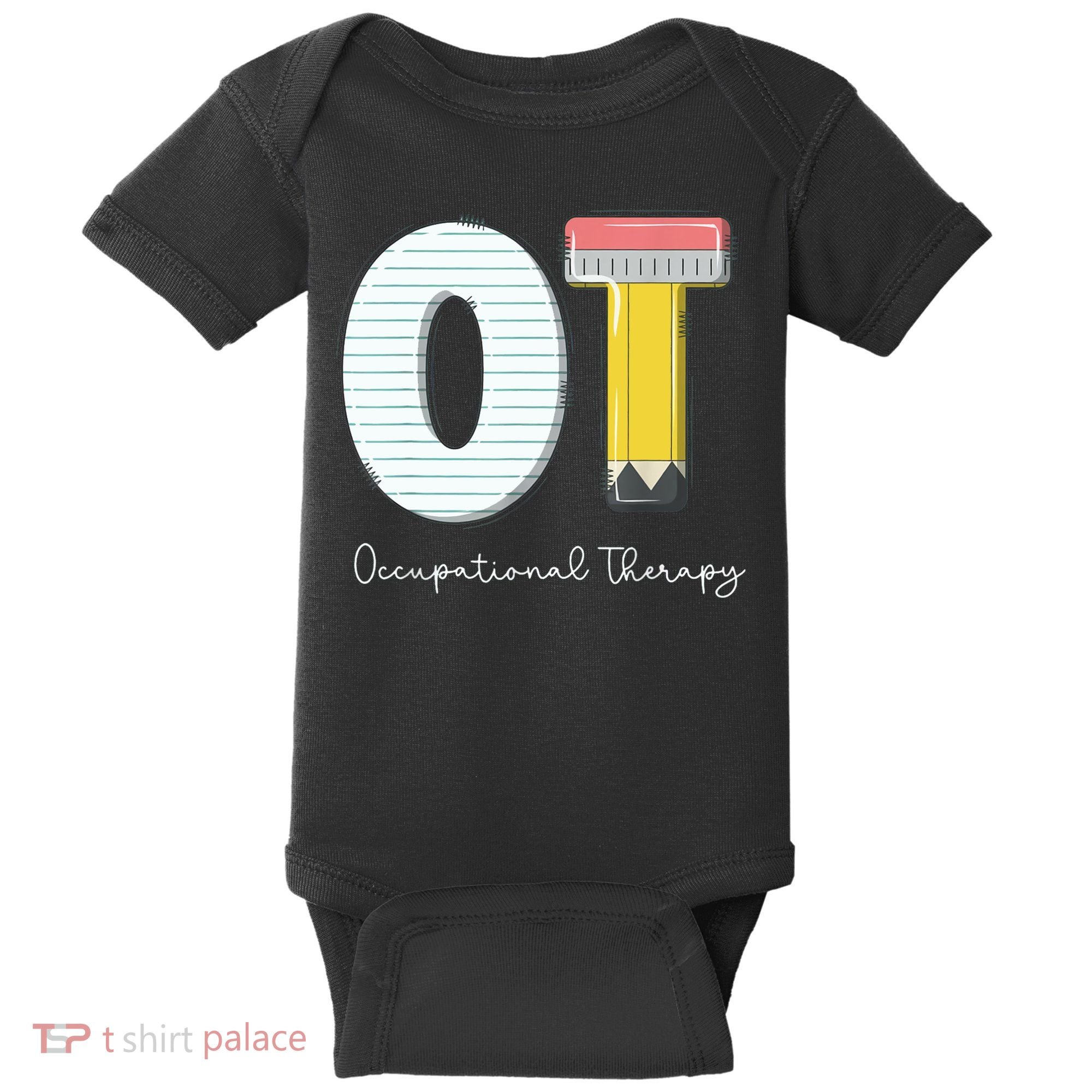 Pediatric Occupational Therapy Cute Pencil Back To School Baby Bodysuit