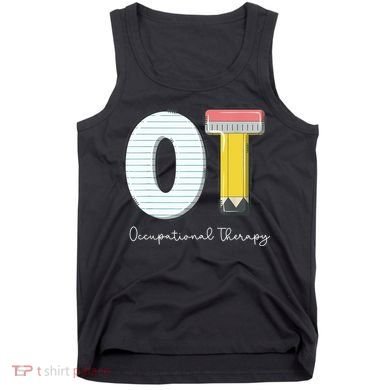 Pediatric Occupational Therapy Cute Pencil Back To School Tank Top