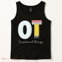 Pediatric Occupational Therapy Cute Pencil Back To School Tank Top thumb 2