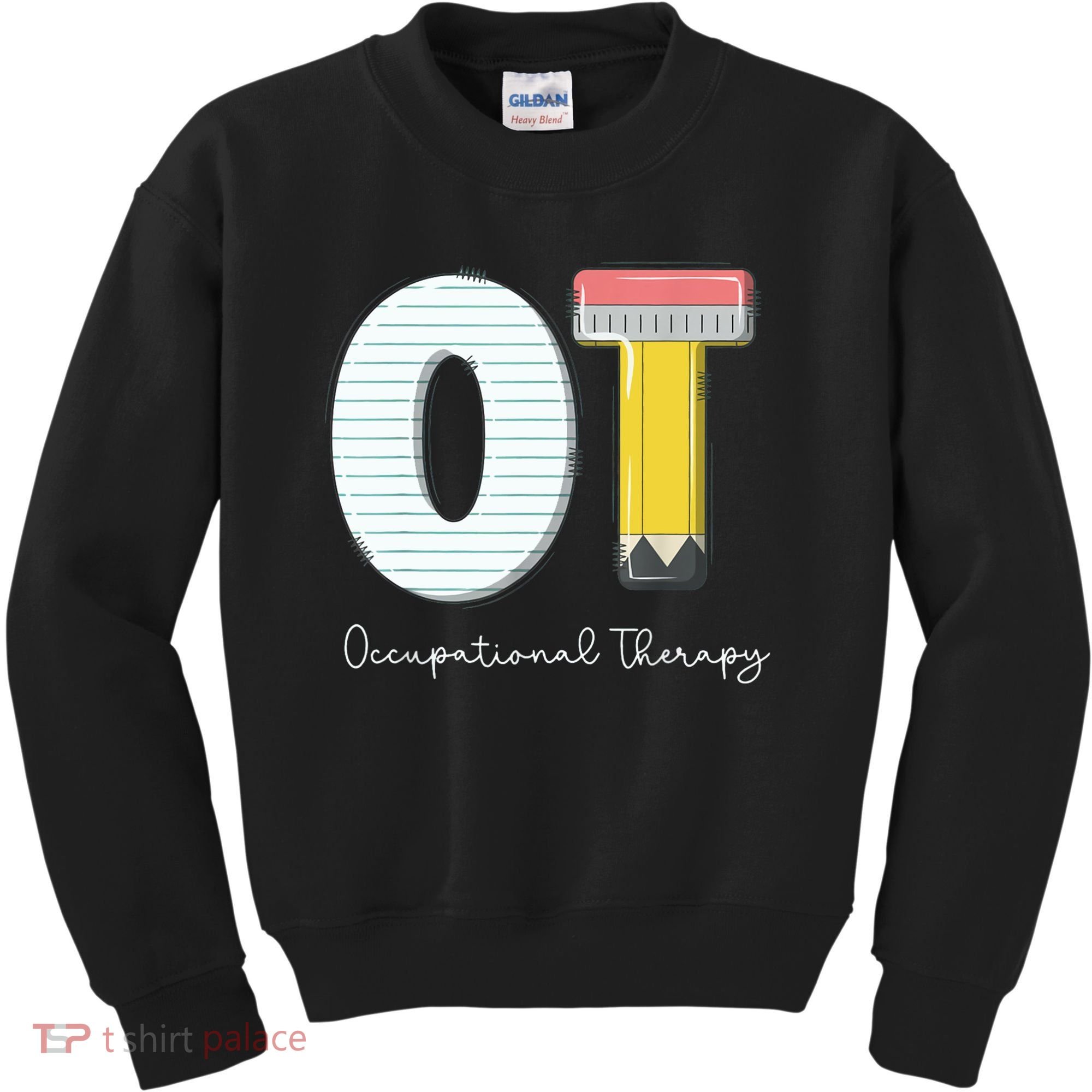 Pediatric Occupational Therapy Cute Pencil Back To School Kids Sweatshirt