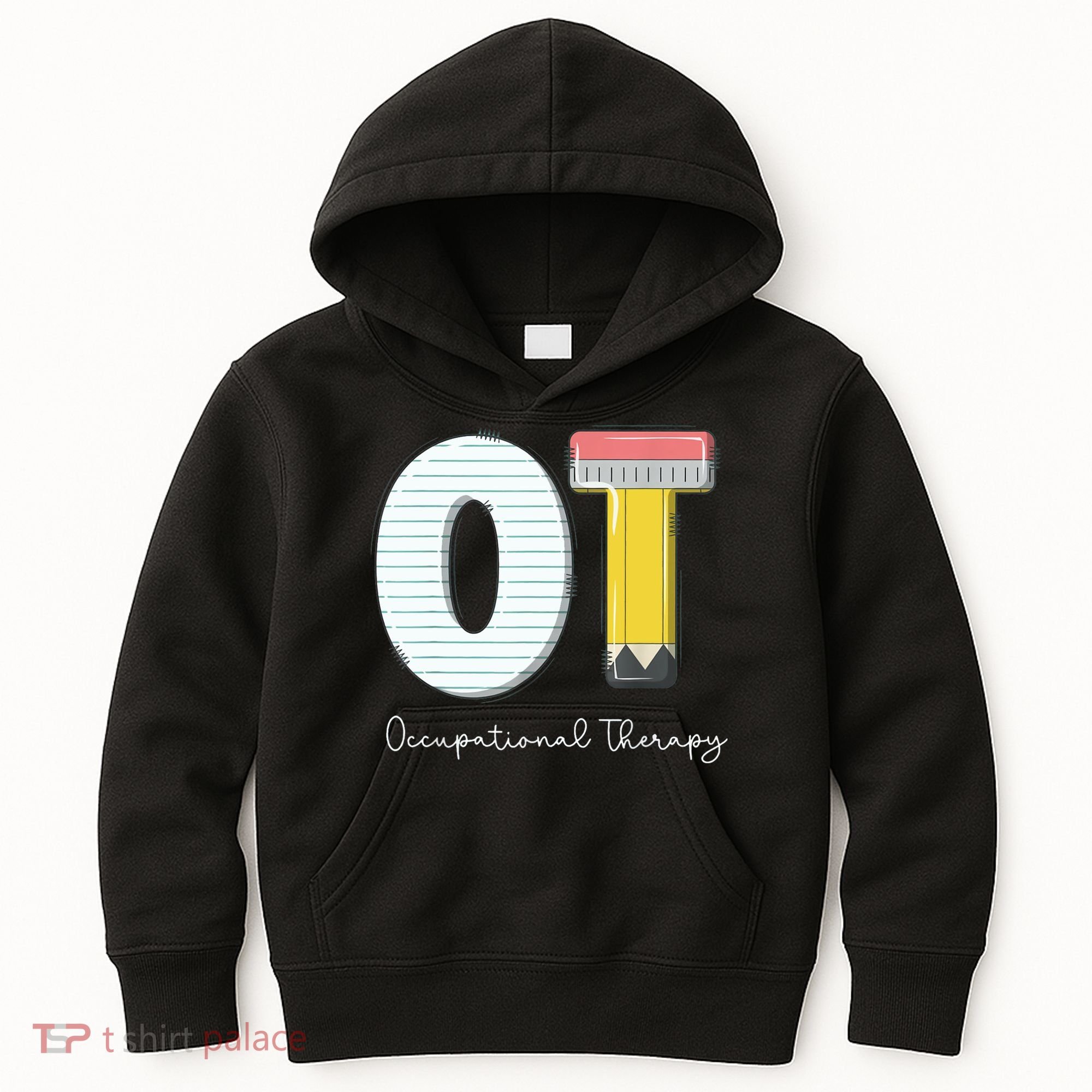 Pediatric Occupational Therapy Cute Pencil Back To School Kids Hoodie