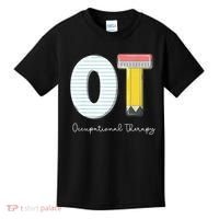Pediatric Occupational Therapy Cute Pencil Back To School Kids T-Shirt thumb 0
