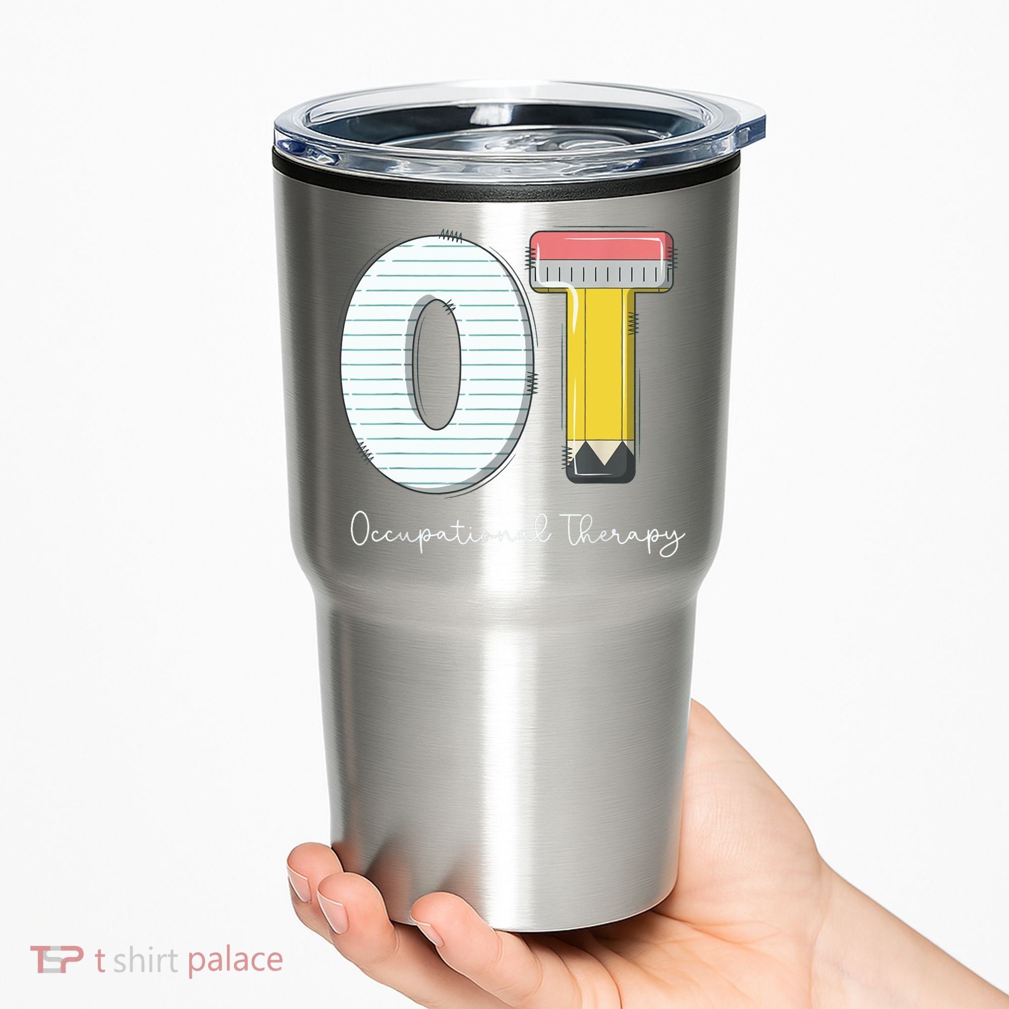 Pediatric Occupational Therapy Cute Pencil Back To School Tumbler