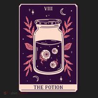 Potion Tarot Card Beanie thumb 2