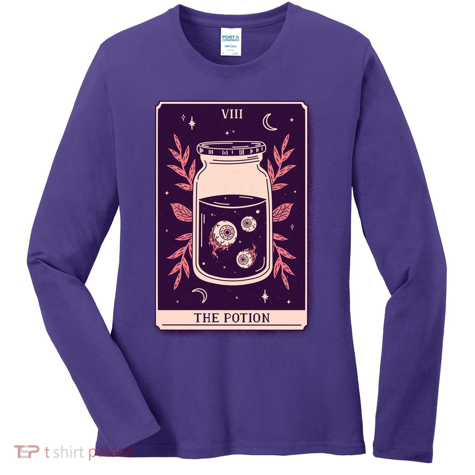 Potion Tarot Card Women's Long Sleeve Shirt
