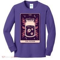 Potion Tarot Card Kids Long Sleeve Shirt thumb 0