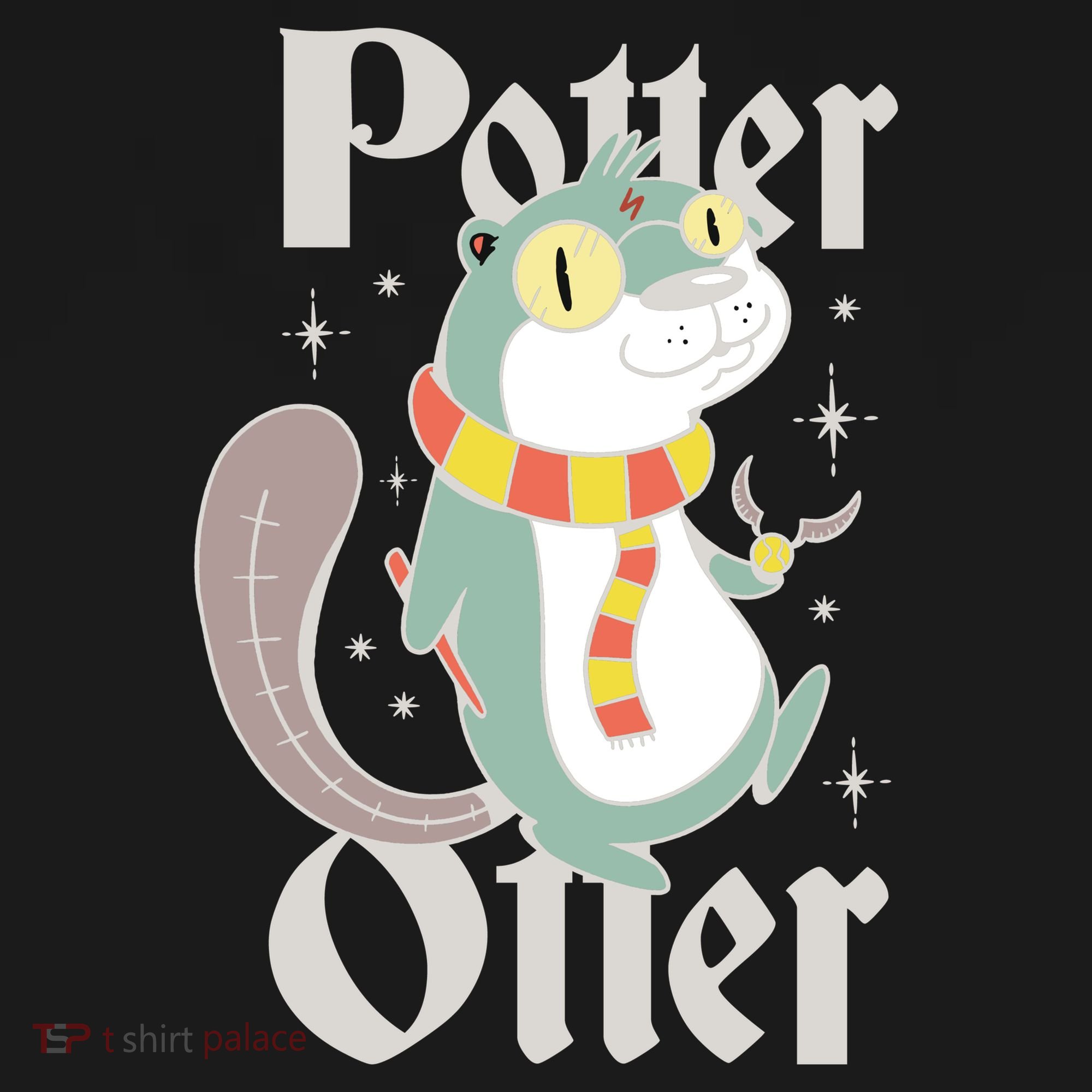 Potter Otter Button