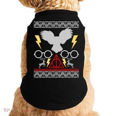 Potter Ugly Christmas Sweater Lighting Doggie Tank