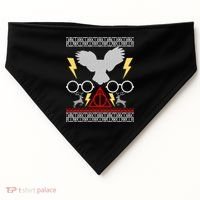 Potter Ugly Christmas Sweater Lighting USA-Made Doggie Bandana thumb 0
