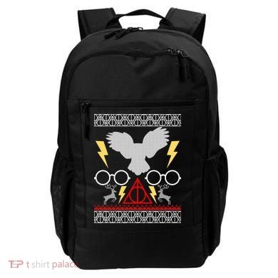 Potter Ugly Christmas Sweater Lighting Backpack