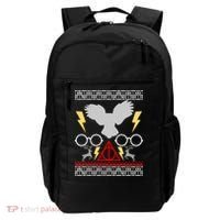 Potter Ugly Christmas Sweater Lighting Backpack thumb 0