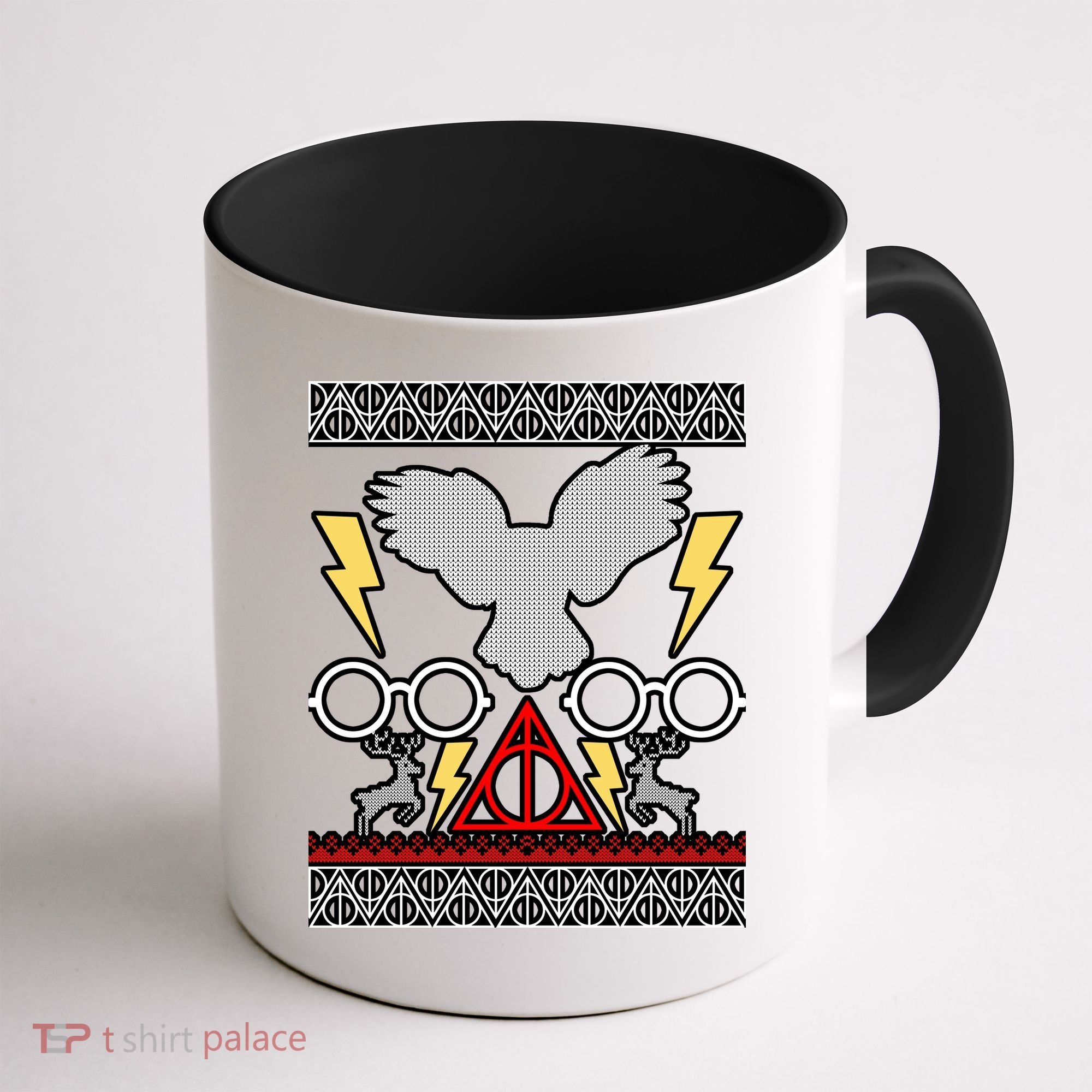 Potter Ugly Christmas Sweater Lighting Coffee Mug