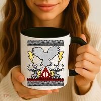 Potter Ugly Christmas Sweater Lighting Coffee Mug thumb 3