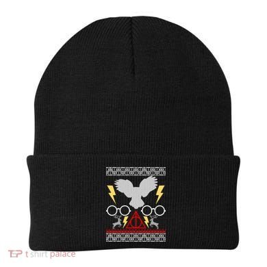 Potter Ugly Christmas Sweater Lighting Beanie