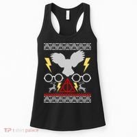 Potter Ugly Christmas Sweater Lighting Women's Tank Top thumb 0