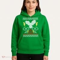 Potter Ugly Christmas Sweater Lighting Hoodie thumb 5