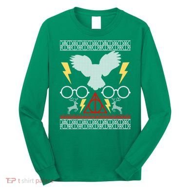 Potter Ugly Christmas Sweater Lighting Long Sleeve Shirt