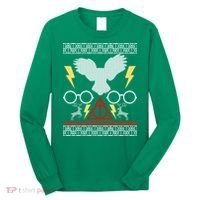 Potter Ugly Christmas Sweater Lighting Long Sleeve Shirt thumb 0