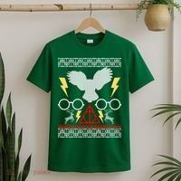 Potter Ugly Christmas Sweater Lighting T-Shirt thumb 2