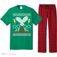 Potter Ugly Christmas Sweater Lighting Pajama Set thumb 0