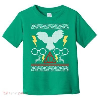 Potter Ugly Christmas Sweater Lighting Toddler T-Shirt