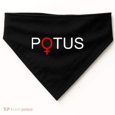 Potus Hillary Clinton USA-Made Doggie Bandana