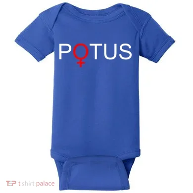 Potus Hillary Clinton Baby Bodysuit