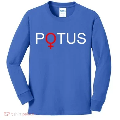 Potus Hillary Clinton Kids Long Sleeve Shirt