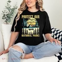 Protect Our Us National Parks Hiking & Camping Lover Comfort Colors T-Shirt thumb 2