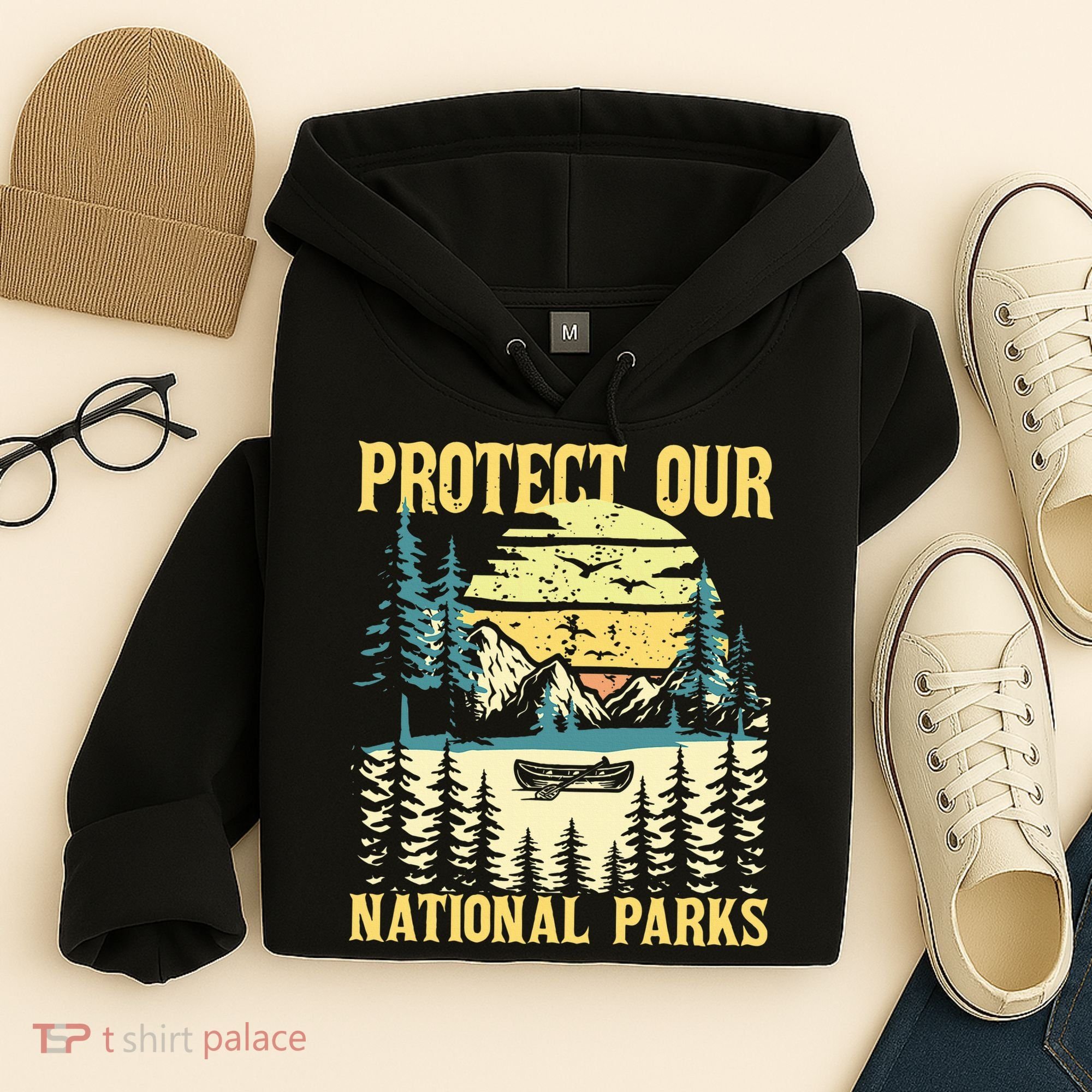 Protect Our Us National Parks Hiking & Camping Lover Hoodie